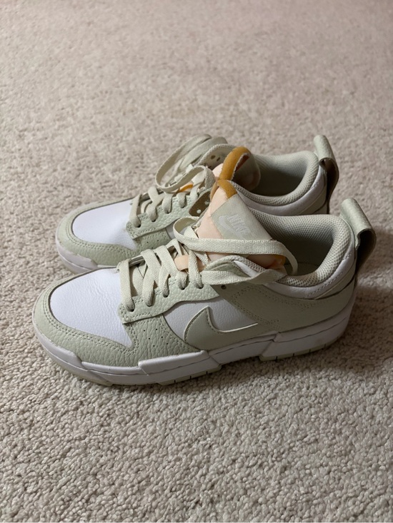 Nike Shoes - Nike Low-Top Sneakers in White, Sage Green and Tan